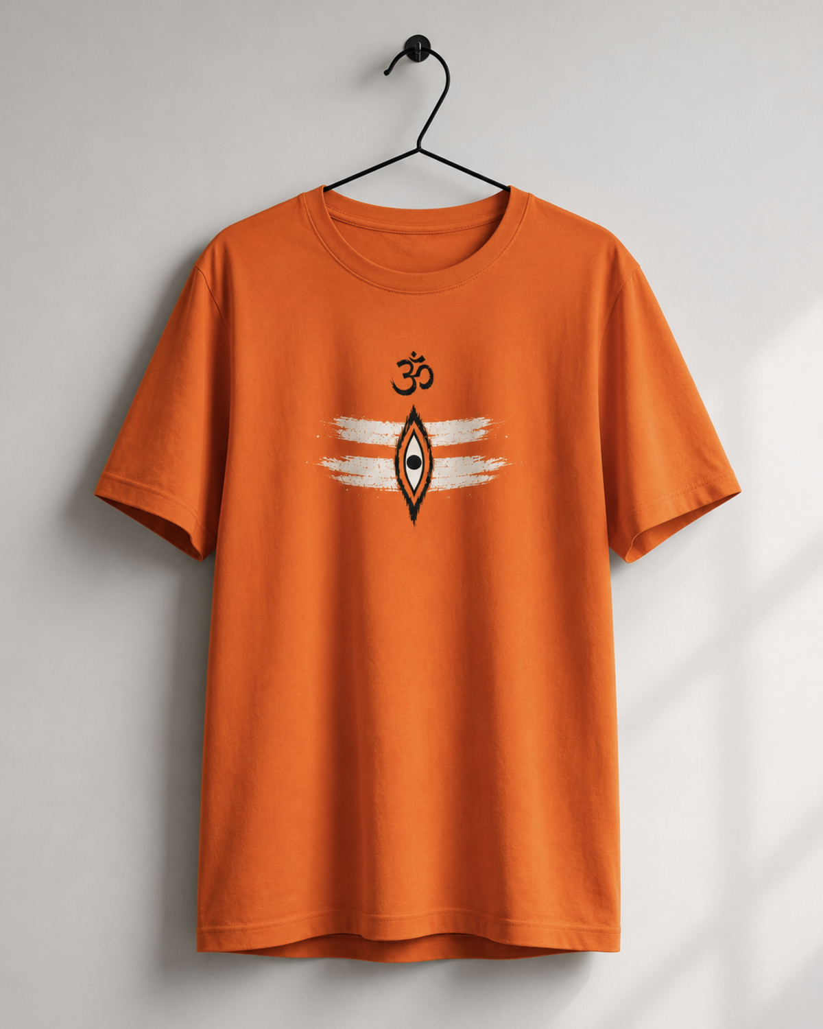 Om Bol Bam Printed T-Shirt for Men – Orange