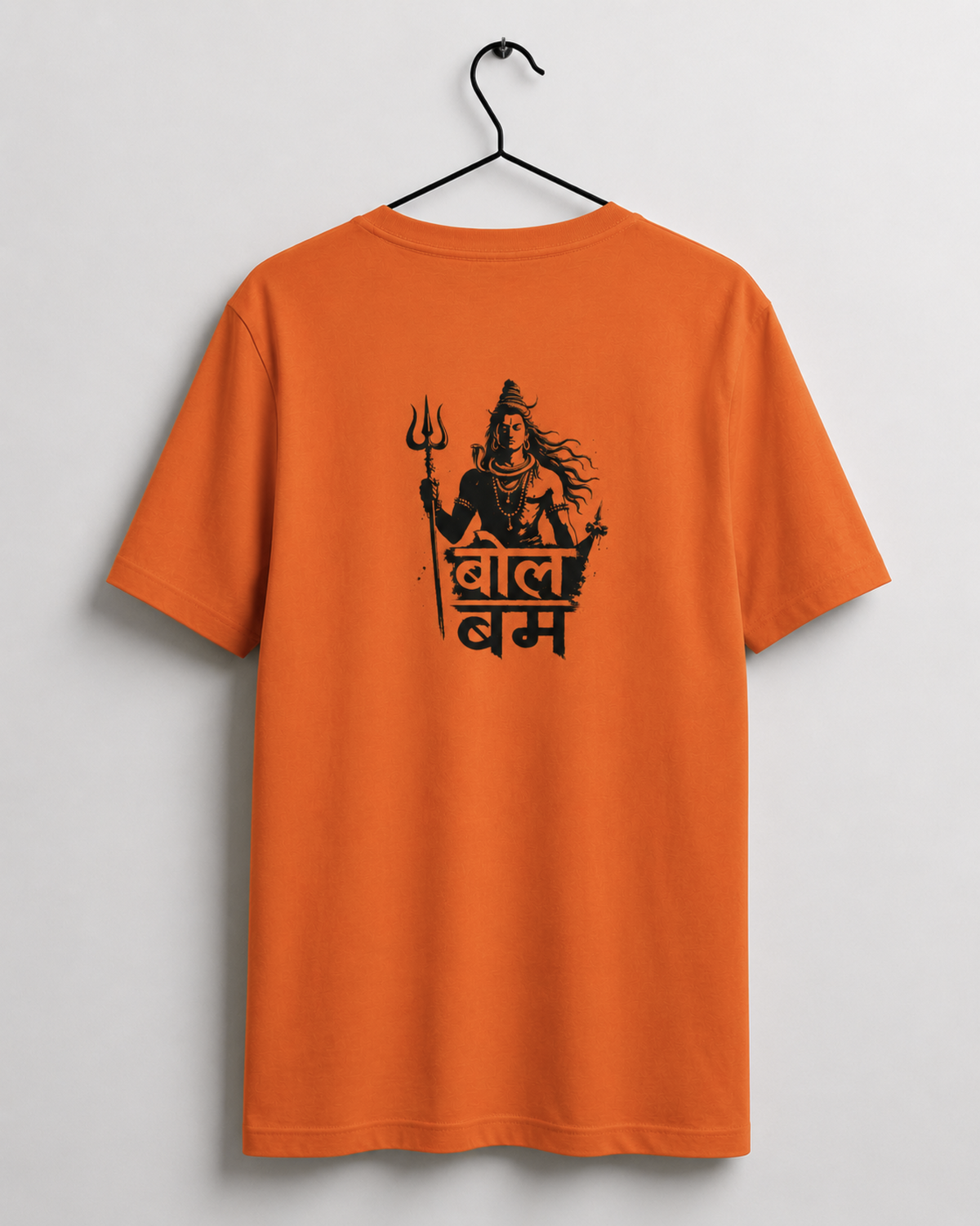 Om Bol Bam Printed T-Shirt for Men – Orange