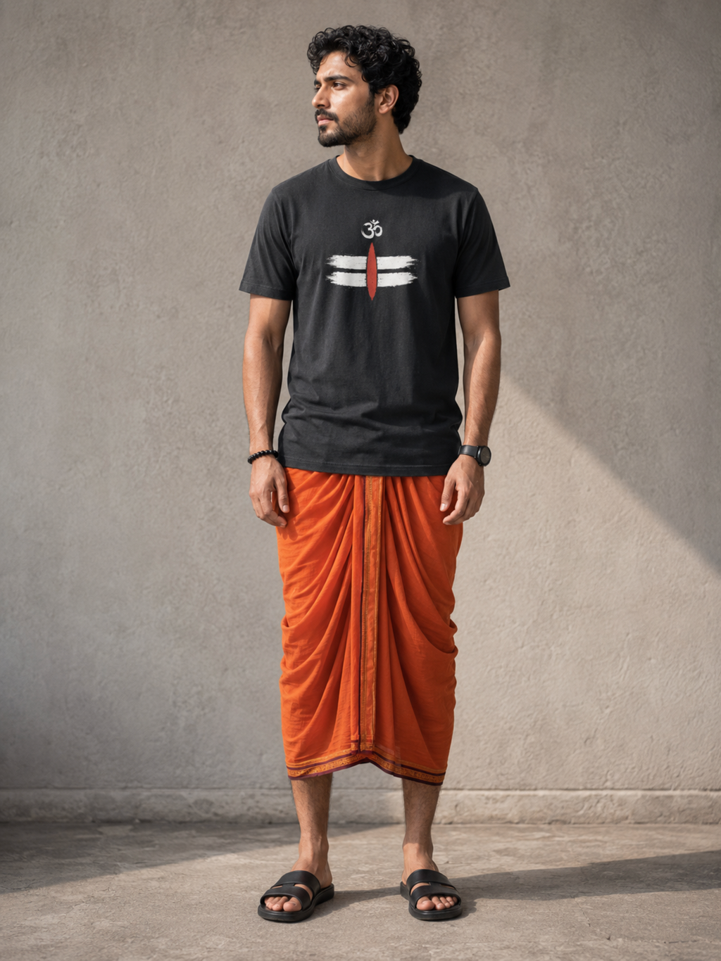 Om Mahakal Premium Printed T-Shirt for Men – Black