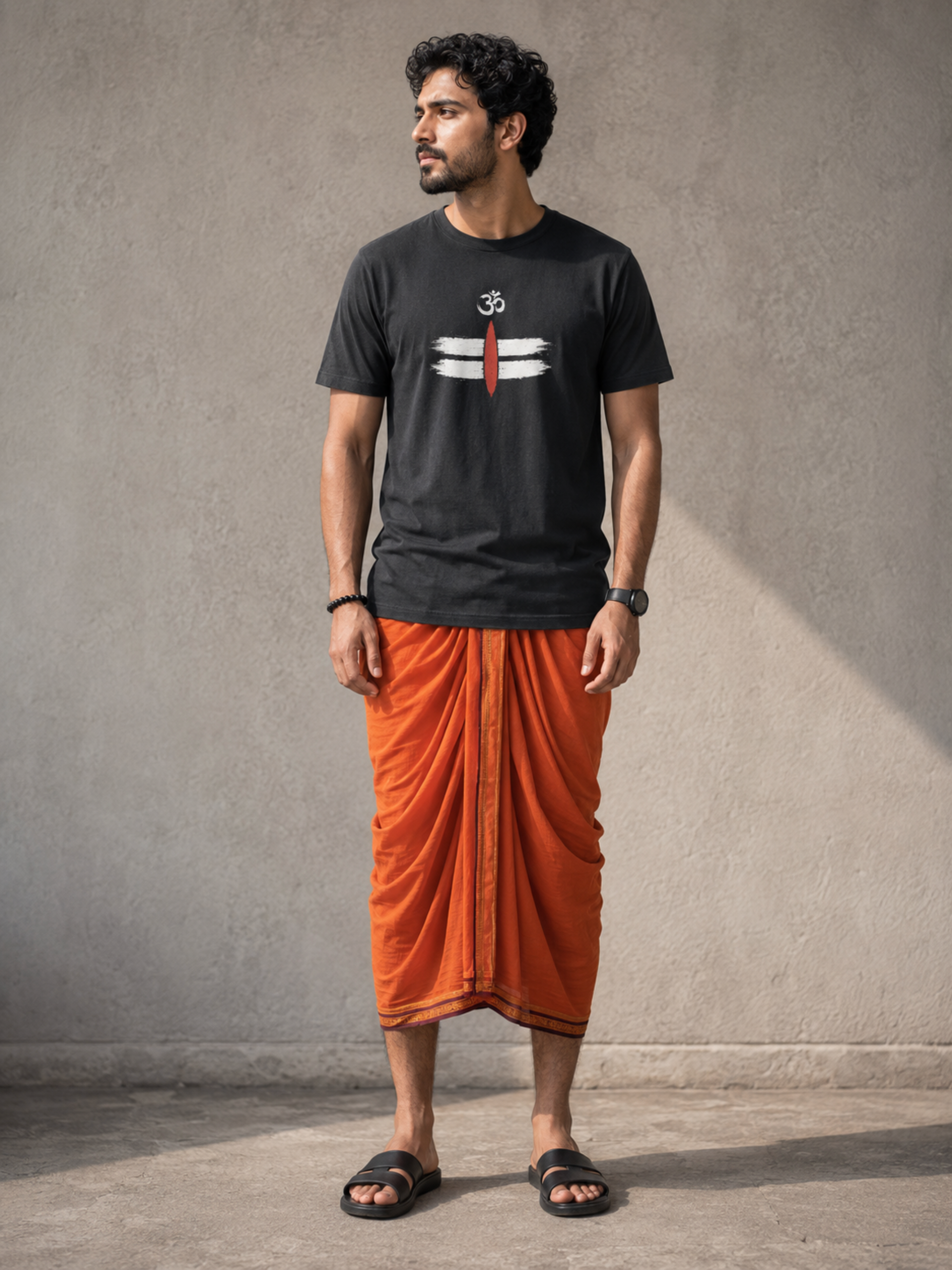 Om Mahakal Premium Printed T-Shirt for Men – Black