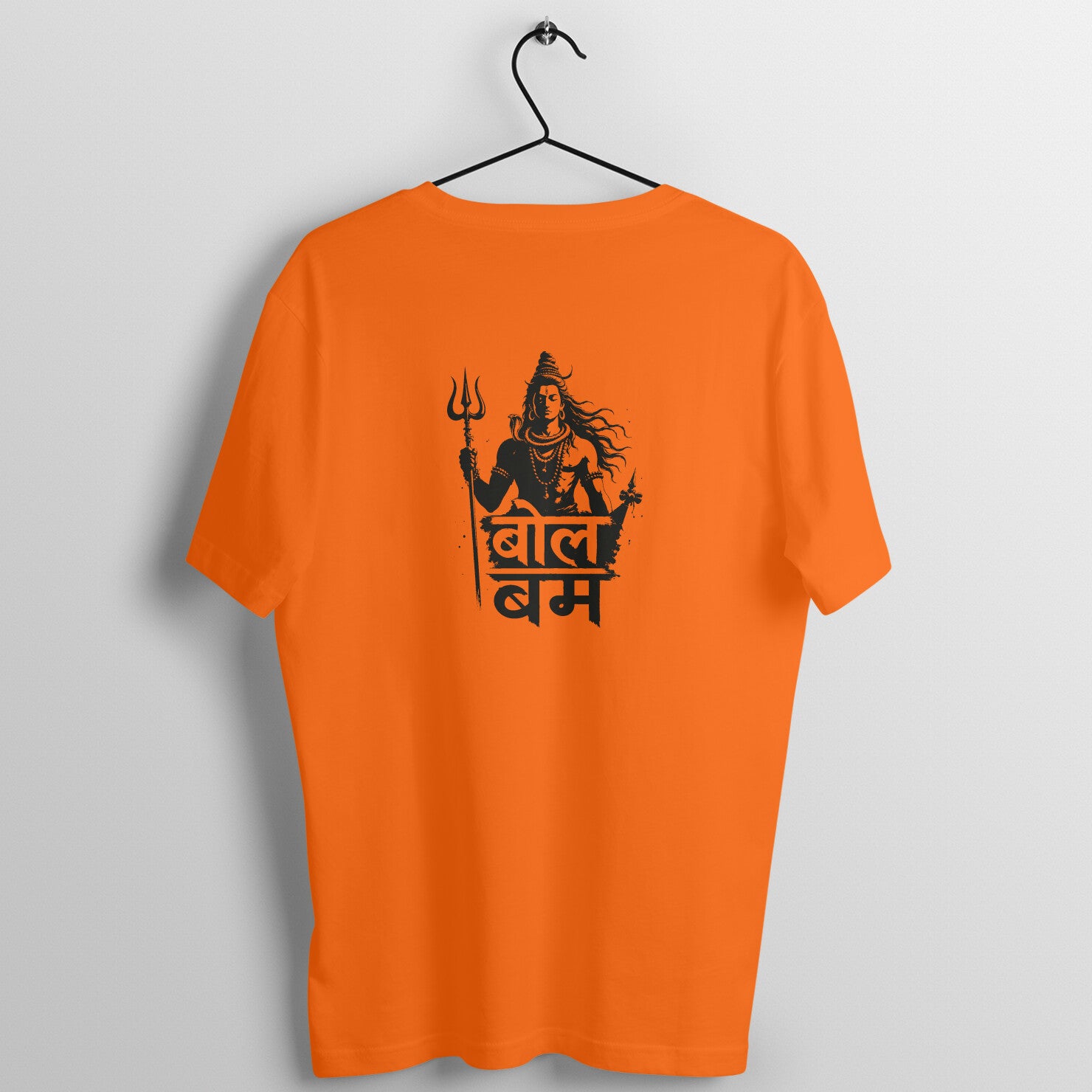 Om Bol Bam Printed T-Shirt for Men – Orange