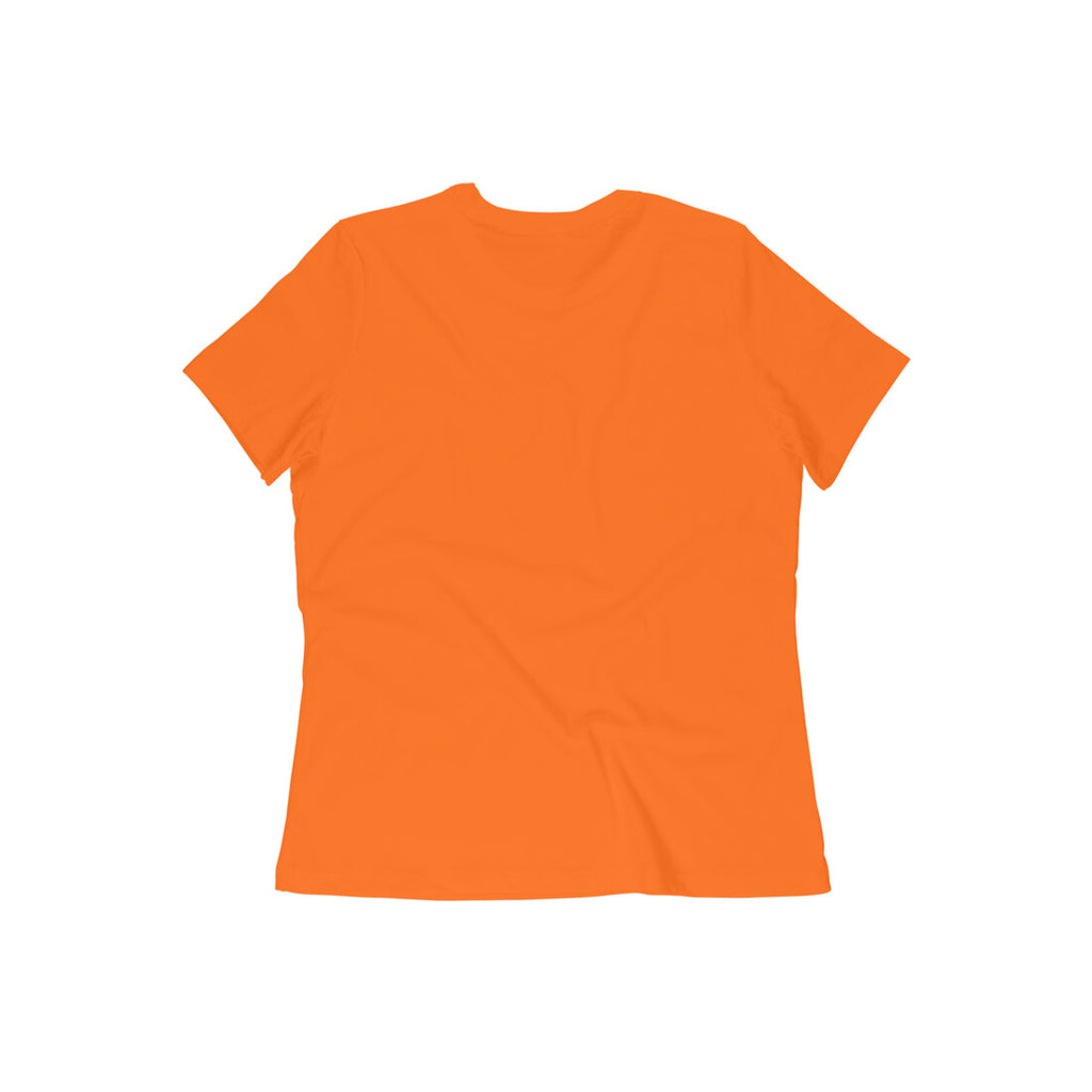 Bol Bam Premium Printed T-Shirt for Women – Orange