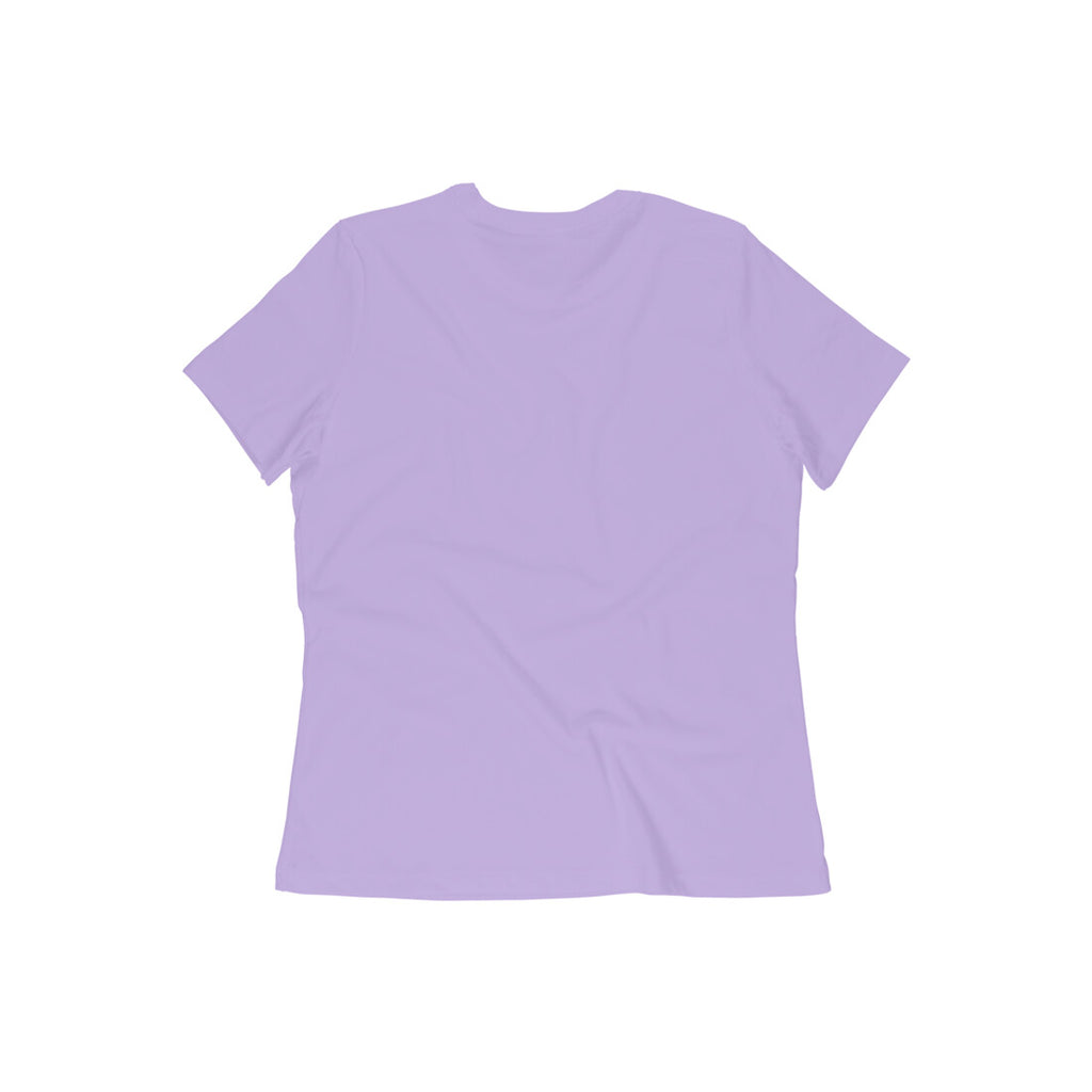 Bol Bam Premium Printed T-Shirt for Women – Lavender