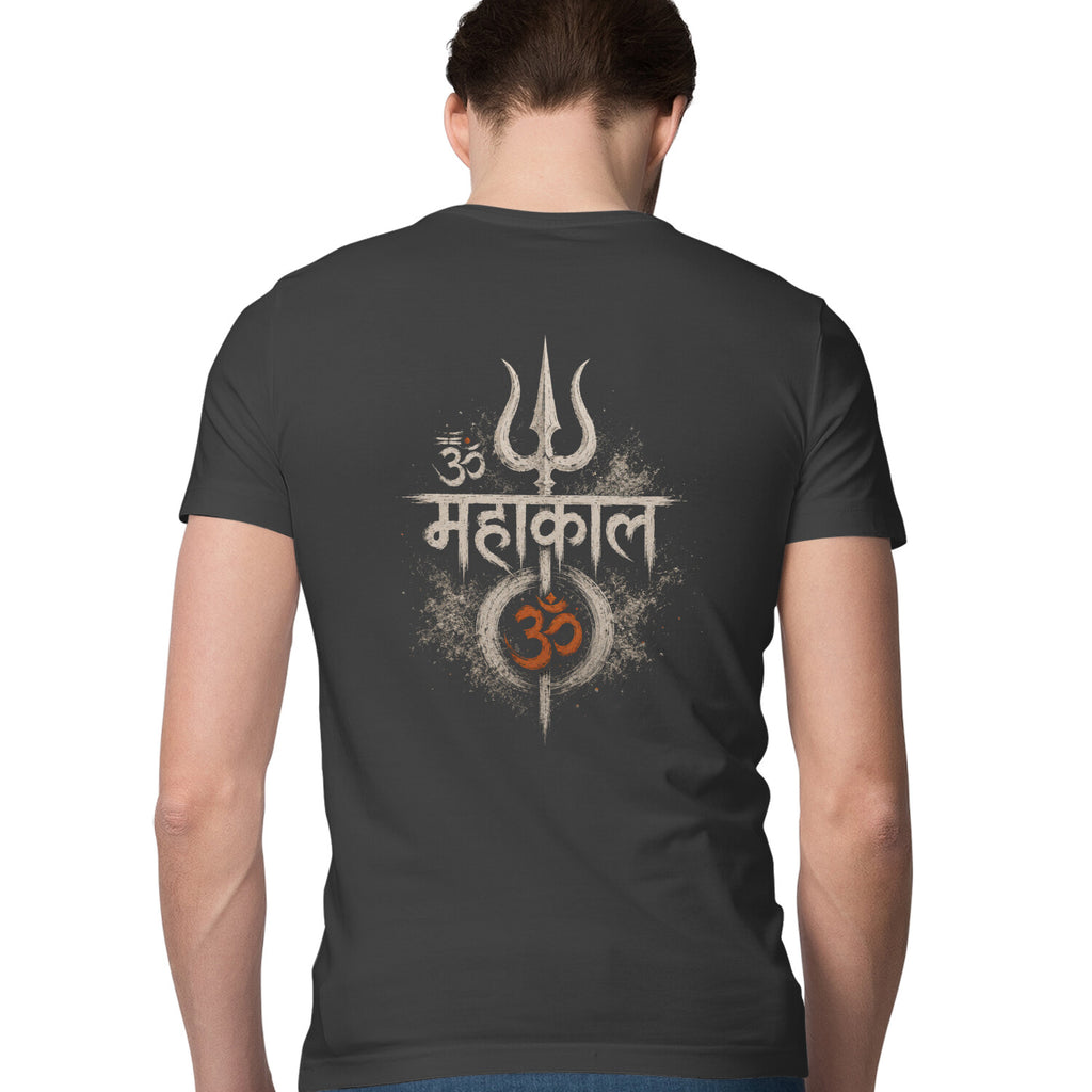 Om Mahakal Premium Bigger Print T-Shirt for Men – Black