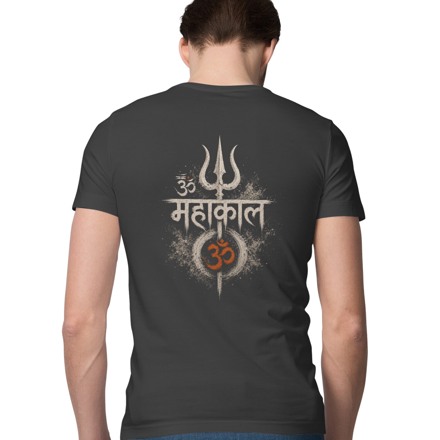 Om Mahakal Premium Bigger Print T-Shirt for Men – Black