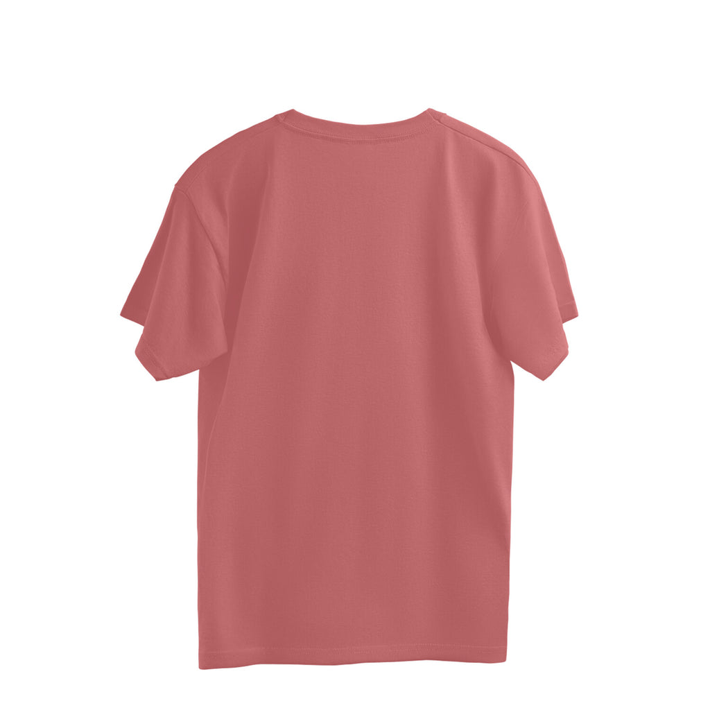 Bol Bam Shiva Printed Oversized T-Shirt – Rose Pink