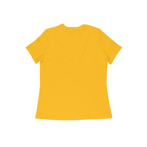 Bol Bam Shiva Printed T-Shirt for Women – Golden Yellow