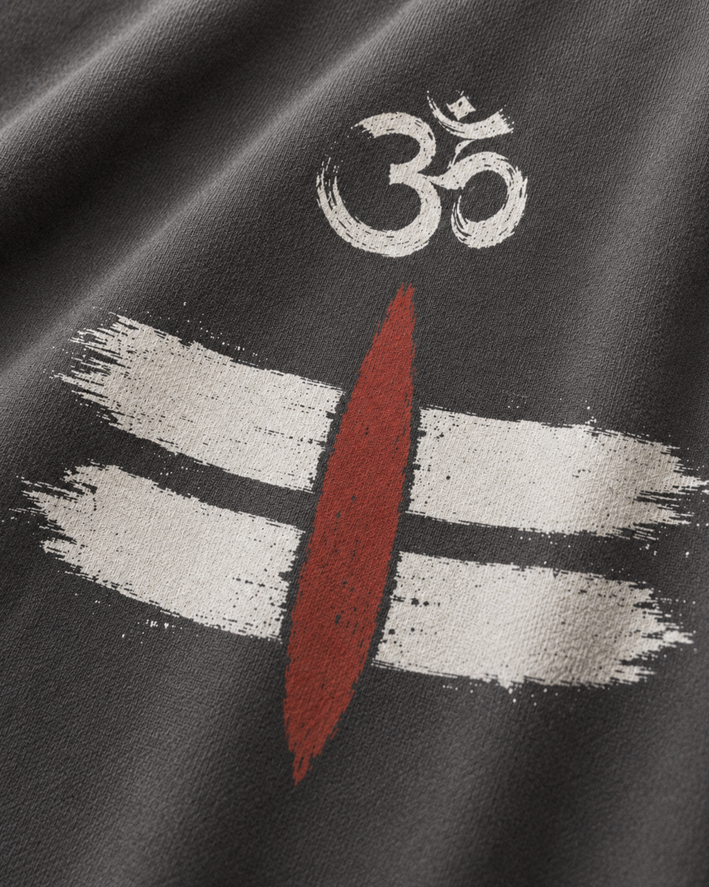 Om Mahakal Premium Printed T-Shirt for Men – Charcoal Grey