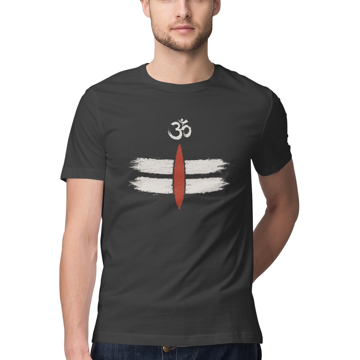 Om Mahakal Premium Bigger Print T-Shirt for Men – Black