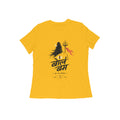 Bol Bam Shiva Printed T-Shirt for Women – Golden Yellow